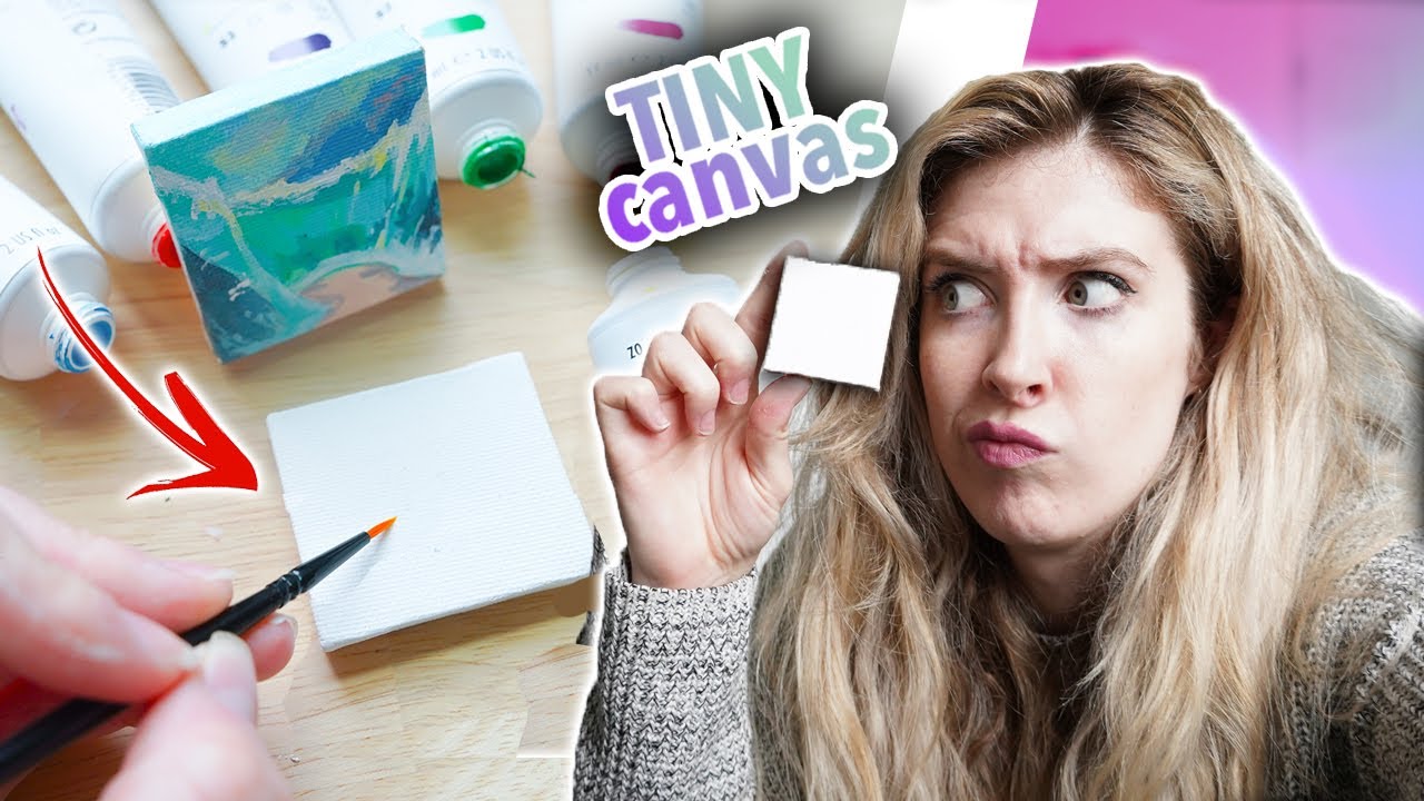 I Tested The TINIEST Canvases I Could Find...they're *insanely small*