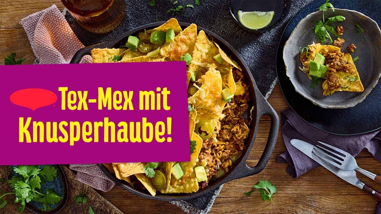 Überbackene Nacho-Hack-Pfanne