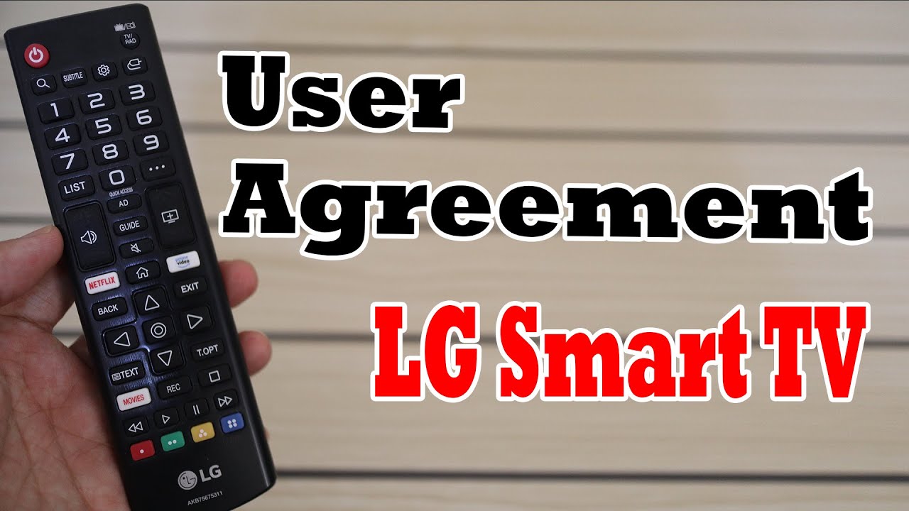 Настройка пользовательских соглашений LG