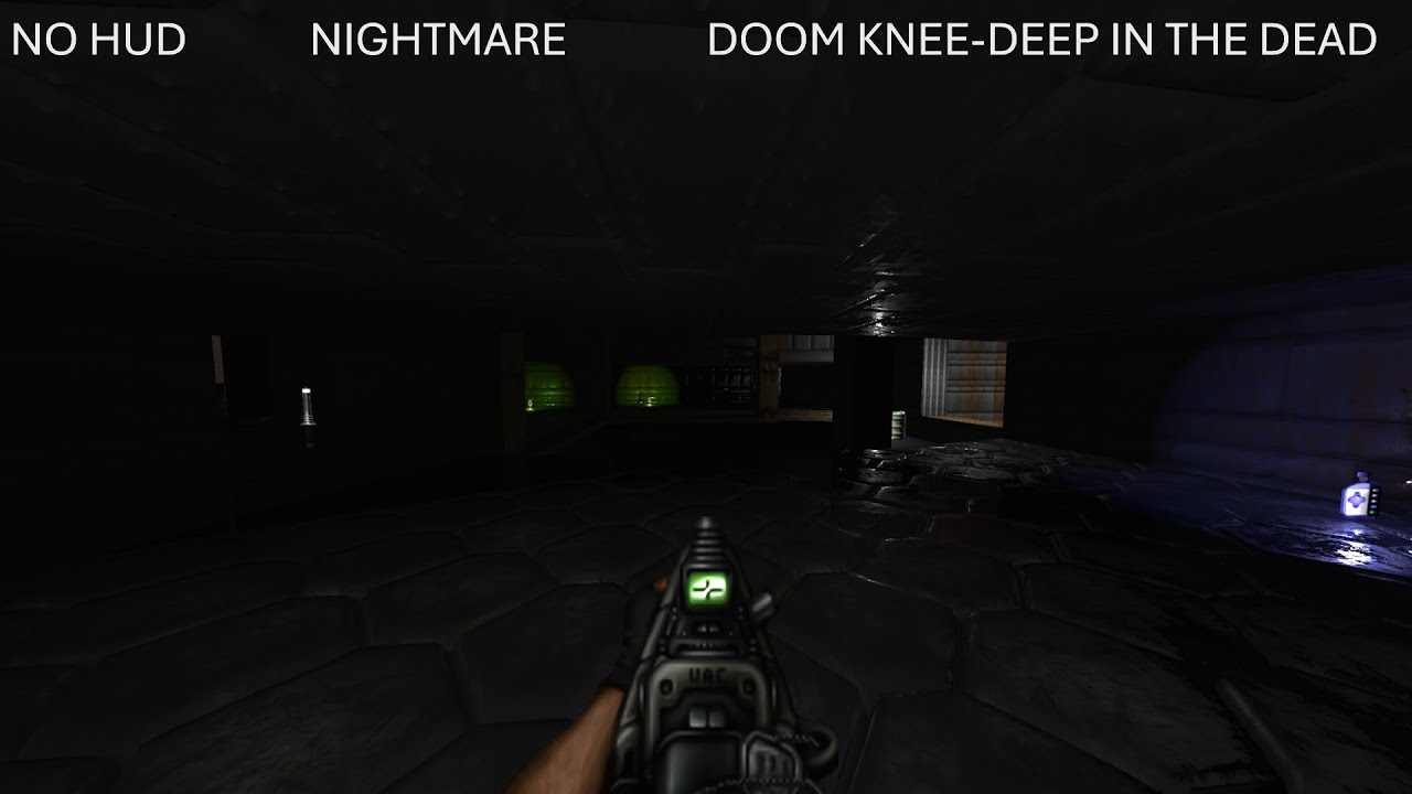 BRUTAL DOOM PROJECT BRUTALITY WITH 100+ DIFFERENT MODS NIGHTMARE 100% SECRETS NO HUD LEVEL 1-3 4K/60