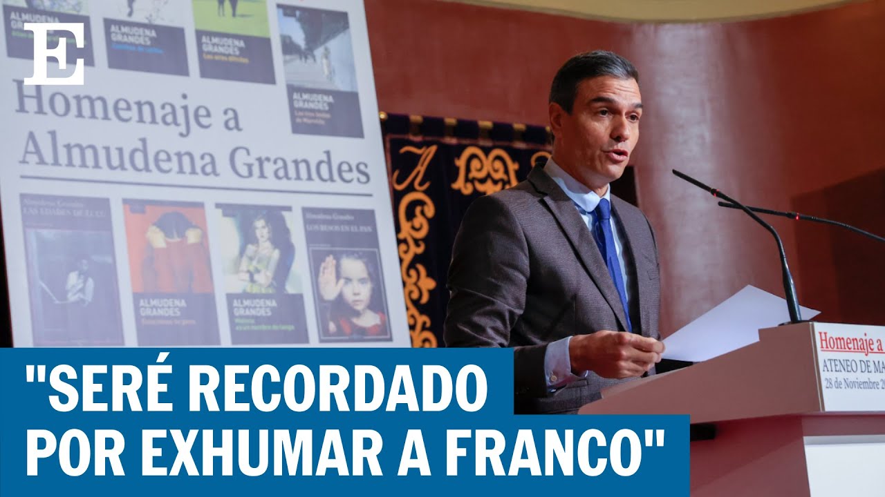 Sánchez reivindica su reconocimiento histórico por la exhumación de Franco | EL PAÍS