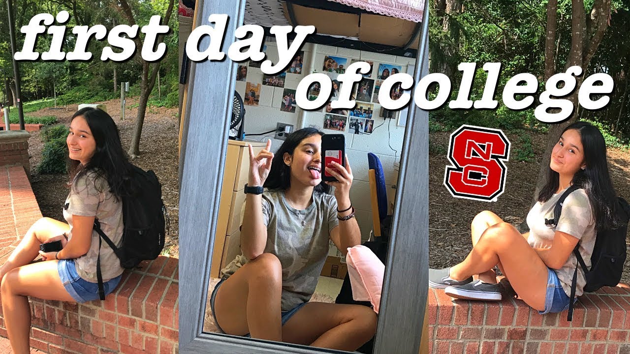 FIRST DAY OF COLLEGE VLOG | NC State University