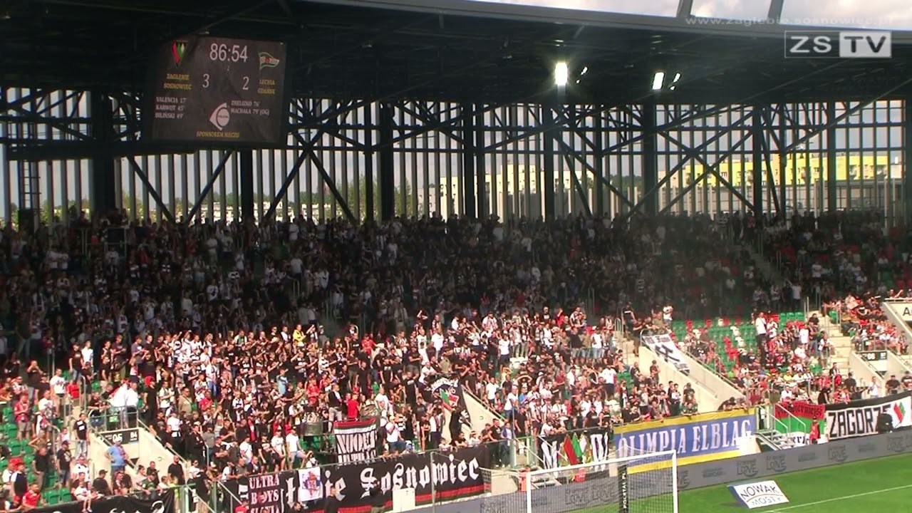 ZSTV: Zagłębie Sosnowiec - Lechia Gdańsk kibicowsko