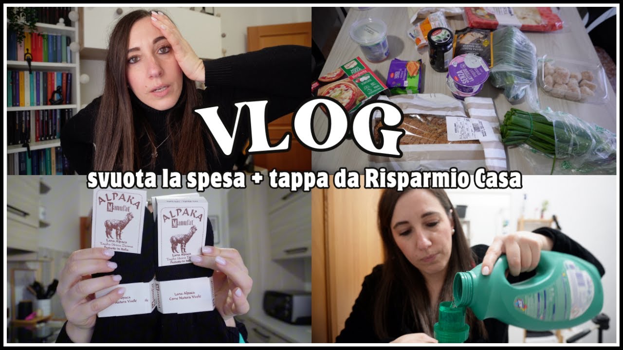 VLOG | Ultimo vlog del 2025: svuota la spesa + tappa da Risparmio Casa
