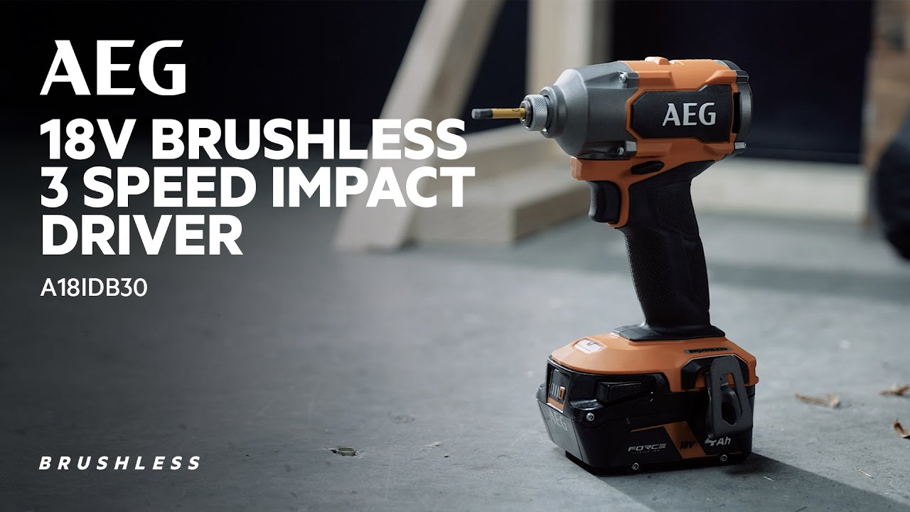 AEG 18V Brushless 3-Speed Impact Driver (A18IDB30) in action