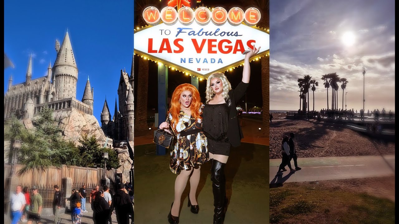 Los Angeles, Las Vegas, Universal Studios i inne czyli vlog z mini wakacji 😍✈️🏝️