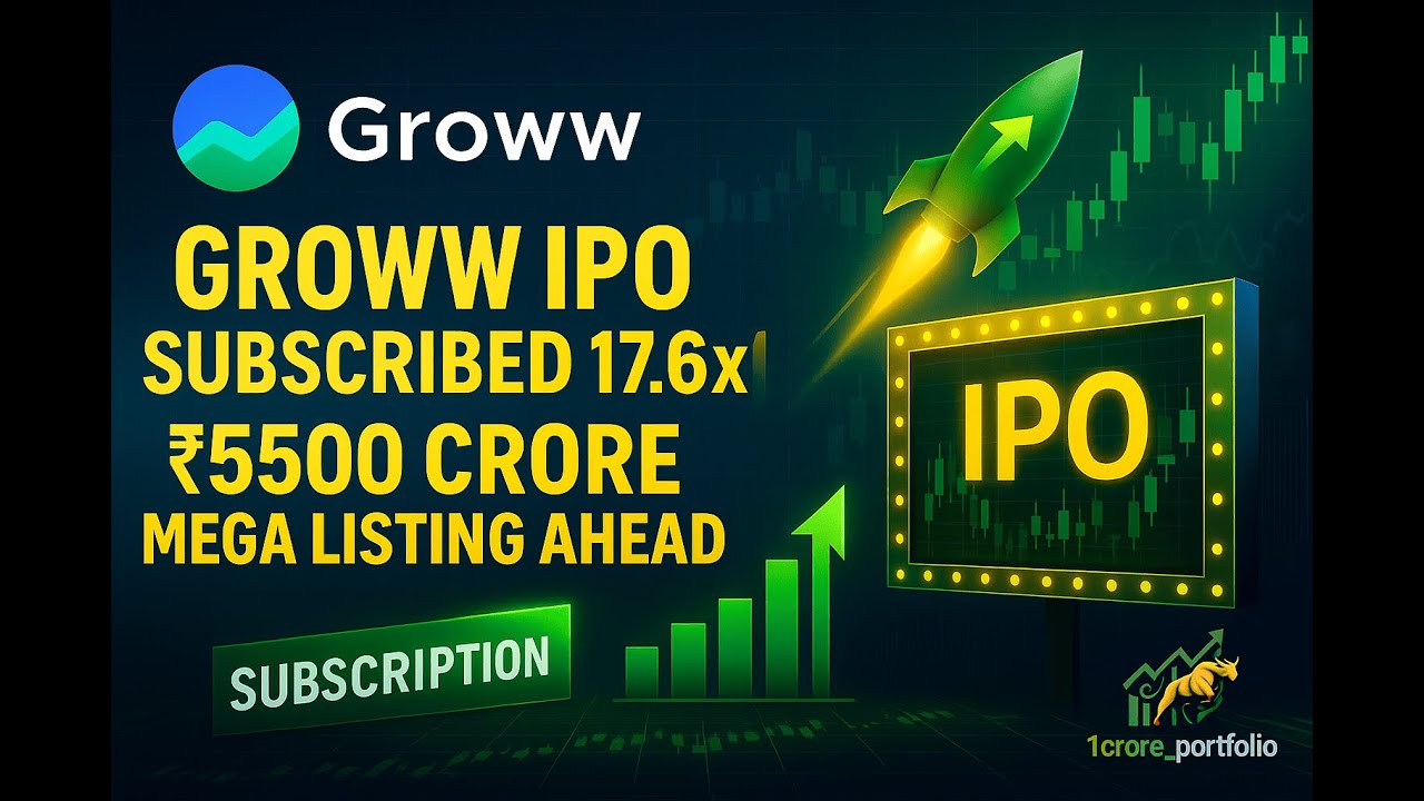 Groww IPO Subscribed 17x | Billionbrains Garage Ventures IPO Explained | Full Subscription Breakdown