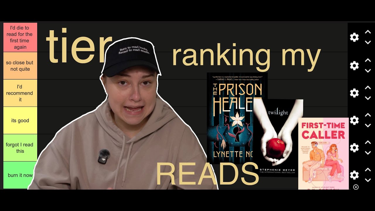 tier ranking every book i read in 2025