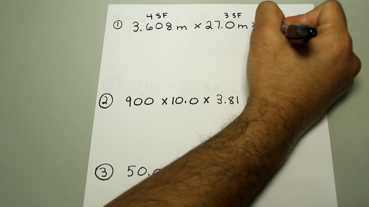 How to Multiply and Divide with Significant Figures made EASY