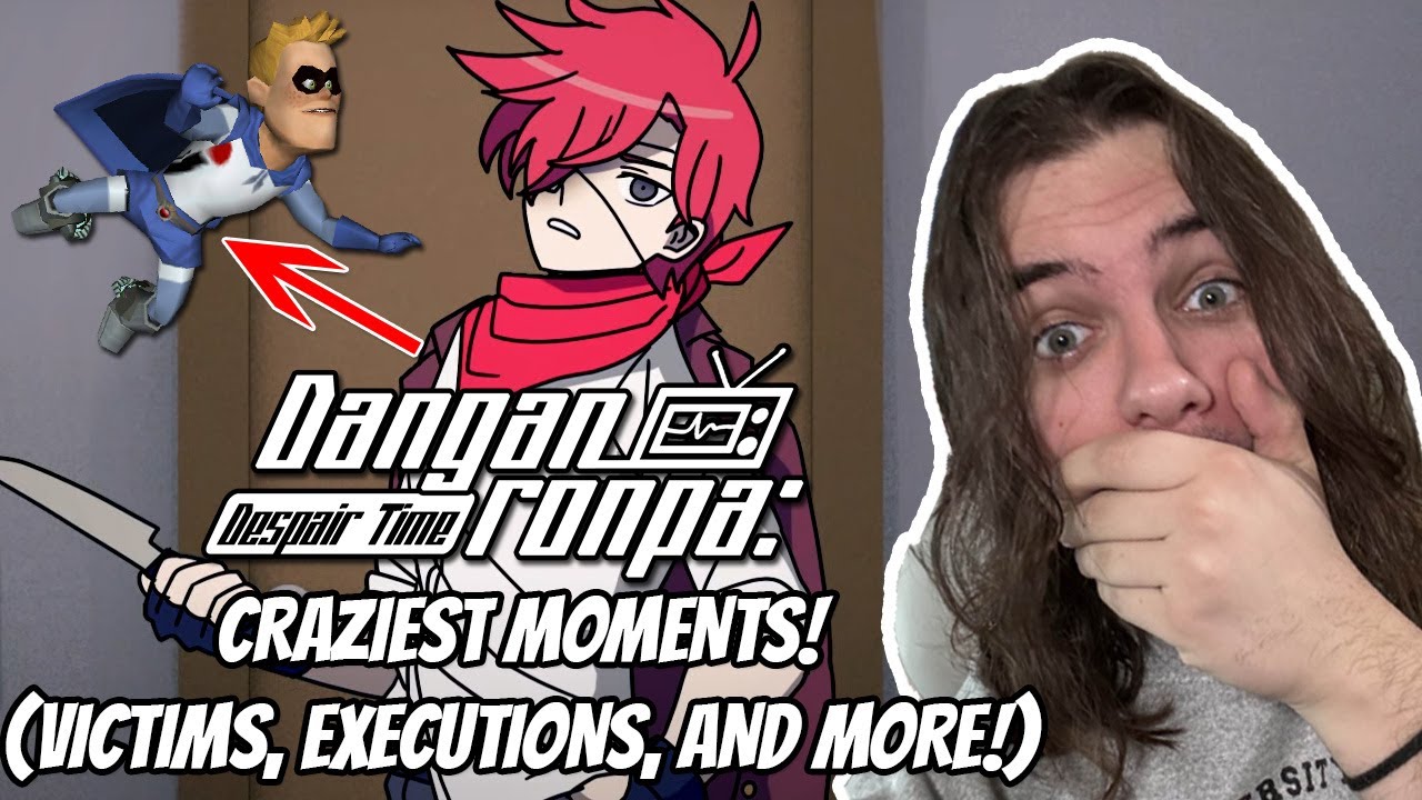 Defalt's Reaction to Danganronpa Despair Time's Craziest Moments! (Victims, Executions, and More!)