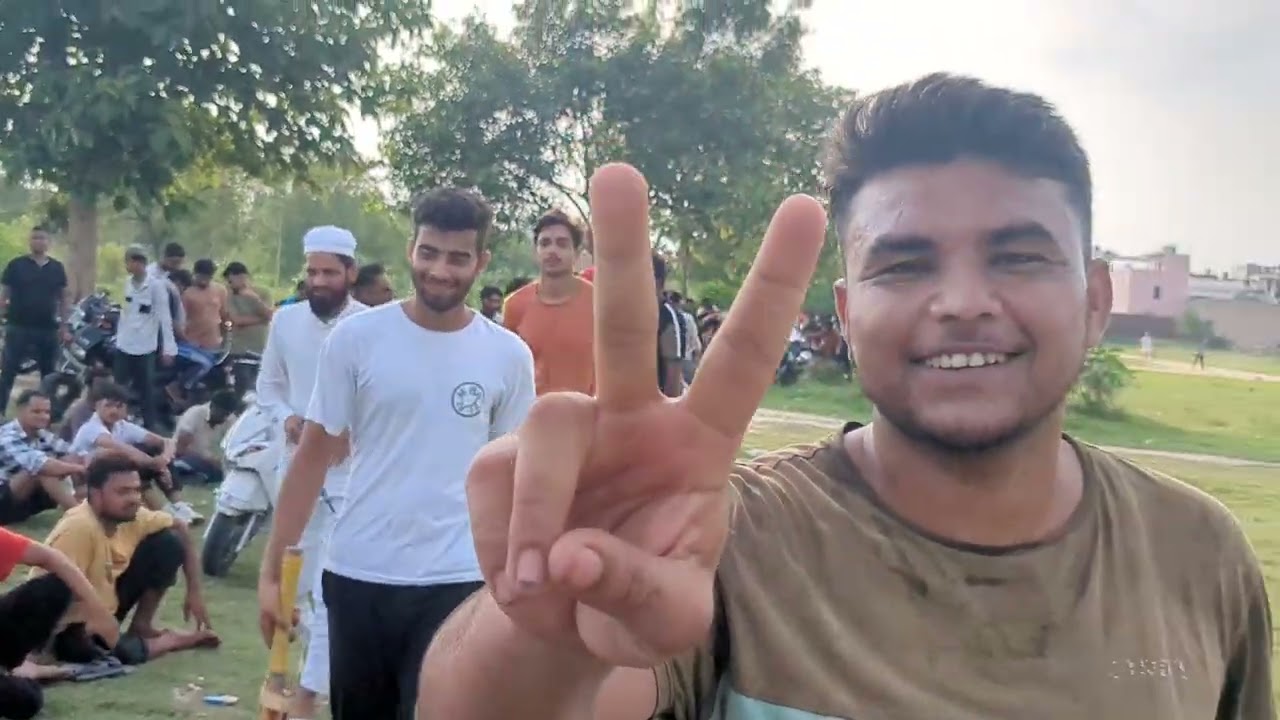 Shami & Bachu VS Rahul Sandhawli & Kamil Cross Deal match 5 over 6 Filder 4 Wicket
