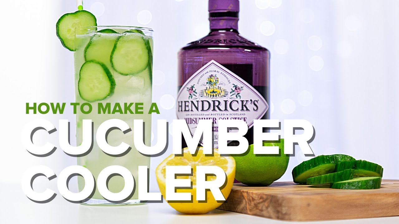 How to Make a Cucumber Cooler! Featuring Hendrick's Midsummer Solstice Gin
