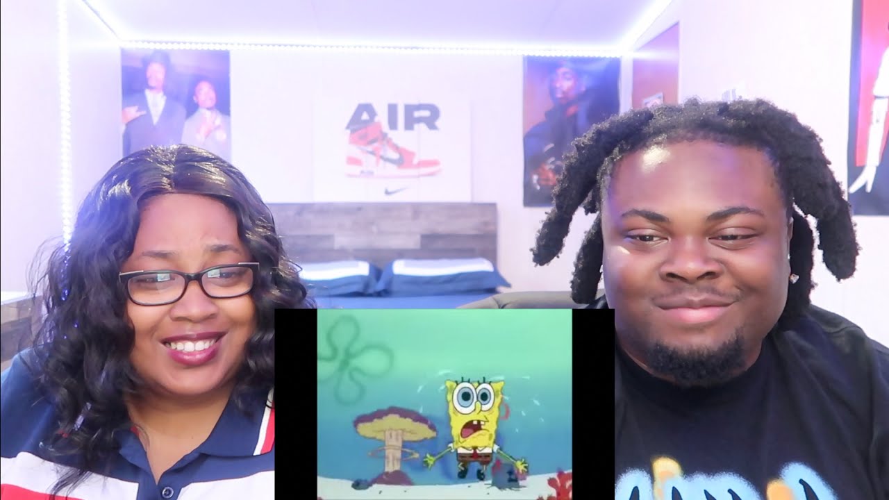 MY MOM FIRST TIME WATCHING Sponge Bob SquarePants: Classic Funny Moments Part 1 | Reaction !