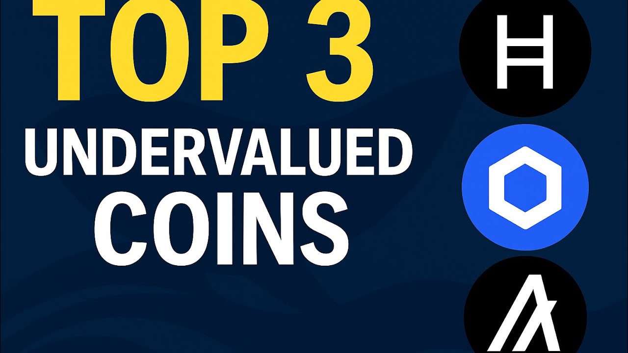 Top 3 Undervalued Coins for 2025 🚀 HBAR, Chainlink & Algorand Could Explode!