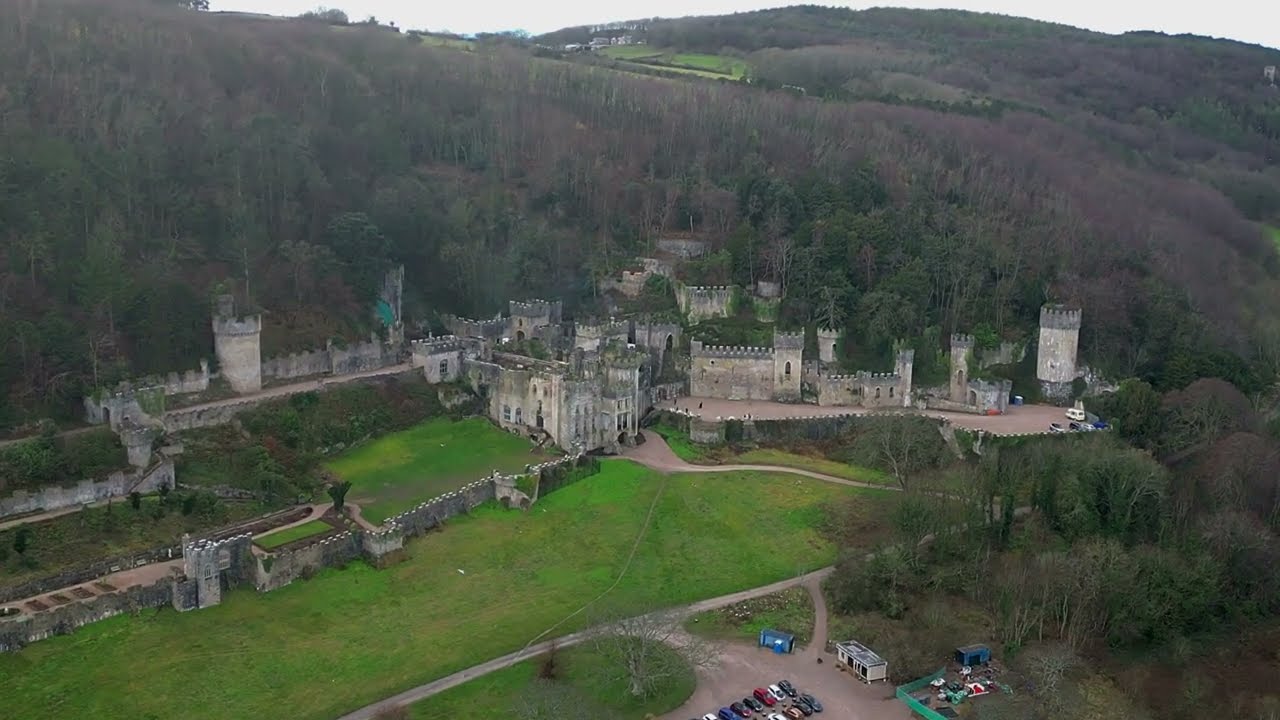Gwrych Castle, Wales 4K Drone Footage