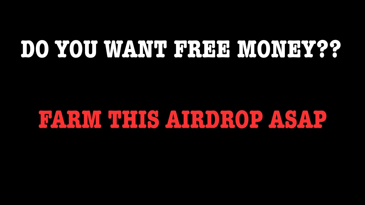 FARM THIS AIRDROP! BEST OPPORTUNITY IN THE CRYPTO 2026 BEAR MARKET!