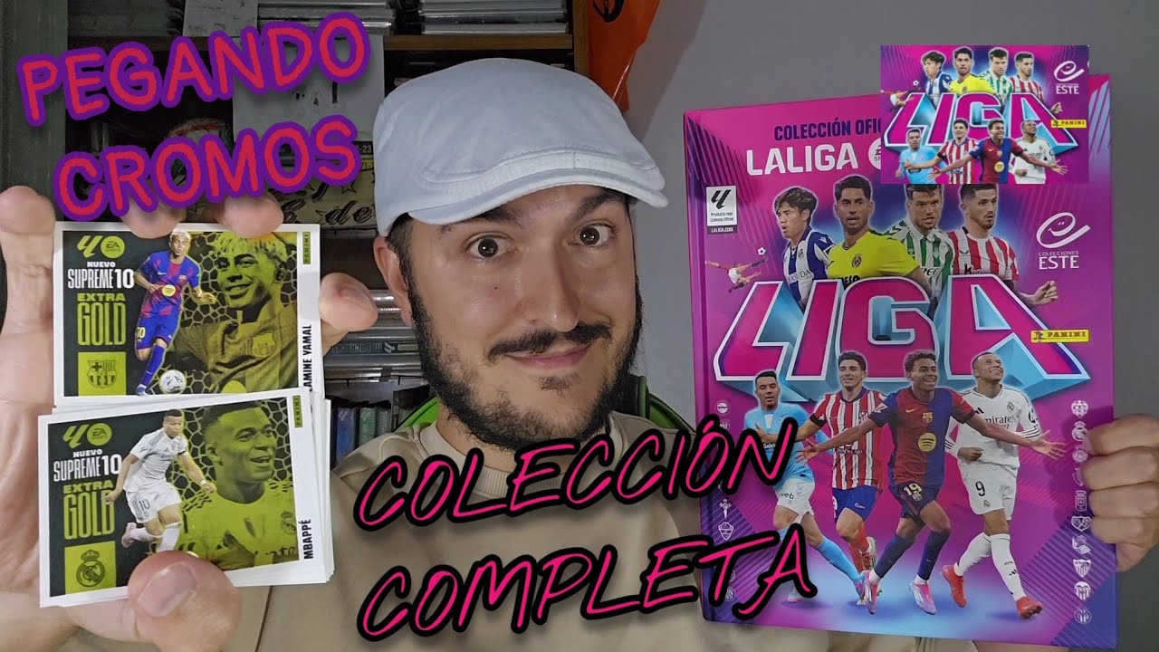 *COLECCI&Oacute;N 100% COMPLETA* - Pegando Cromos CUARTA EDICI&Oacute;N *Liga Este 2025-26* Panini - CROLOMOLO