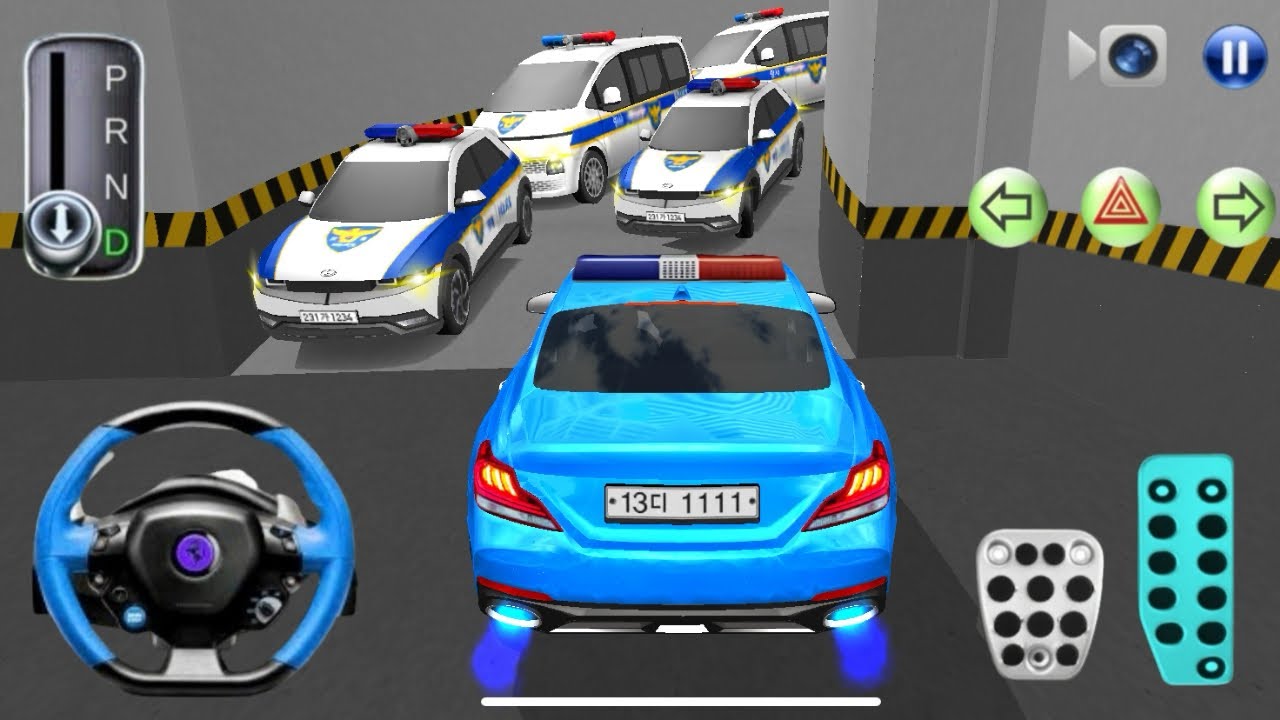 New orange colour Mercedes Benz car parking-3d driving class game play video ||#cargame​ #gameplay​ 