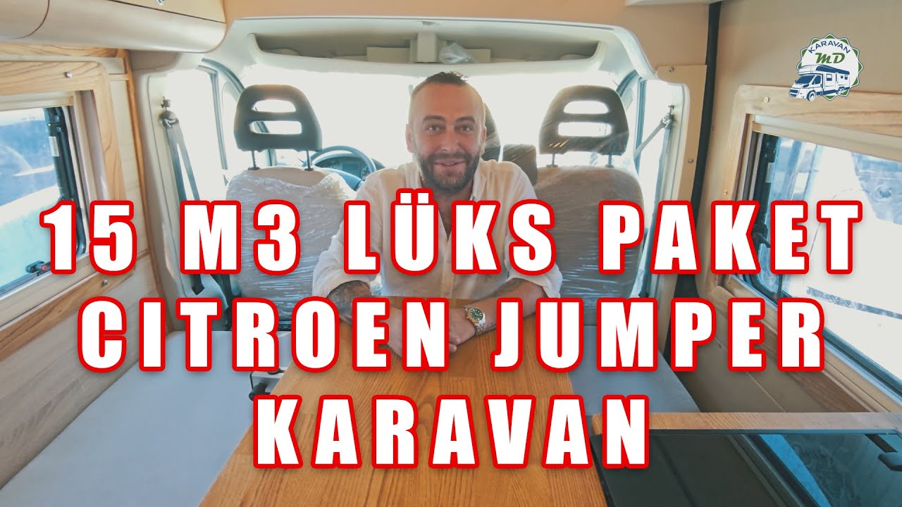 15 m3 Citroën Jumper’ı Aldık, Hayal gibi Bir Karavana Dönüştürdük! 👇🚐