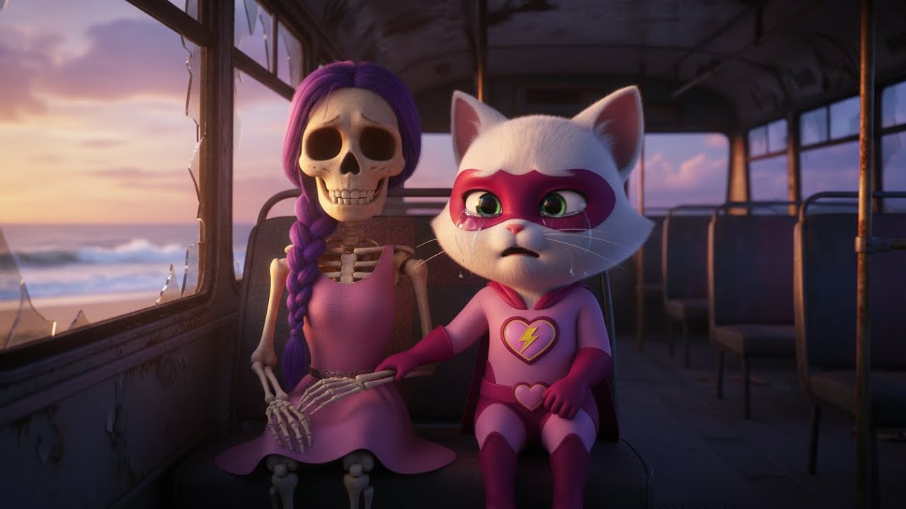🚌💔 A Broken Bus, One Silent Goodbye, and a Mother’s Hardest Decision 🐱 | AI Cat Story (EP21)