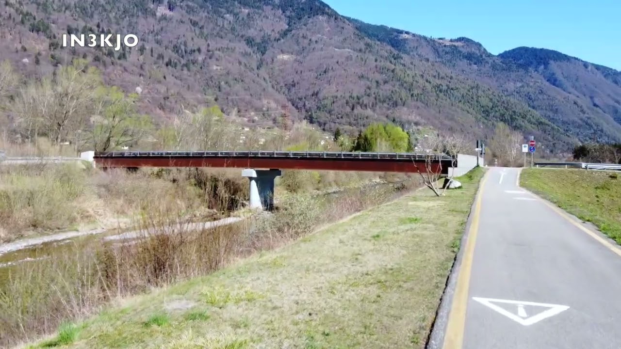 BASSA VAL DEL CHIESE - LA CICLOPEDONABILE NELLA PIANA VOCATA ALLA FARINA GIALLA DI STORO.