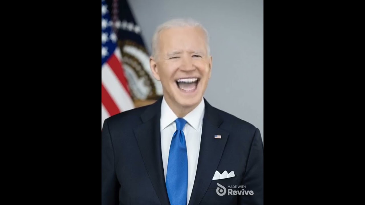 Joe Biden sings America National Anthem