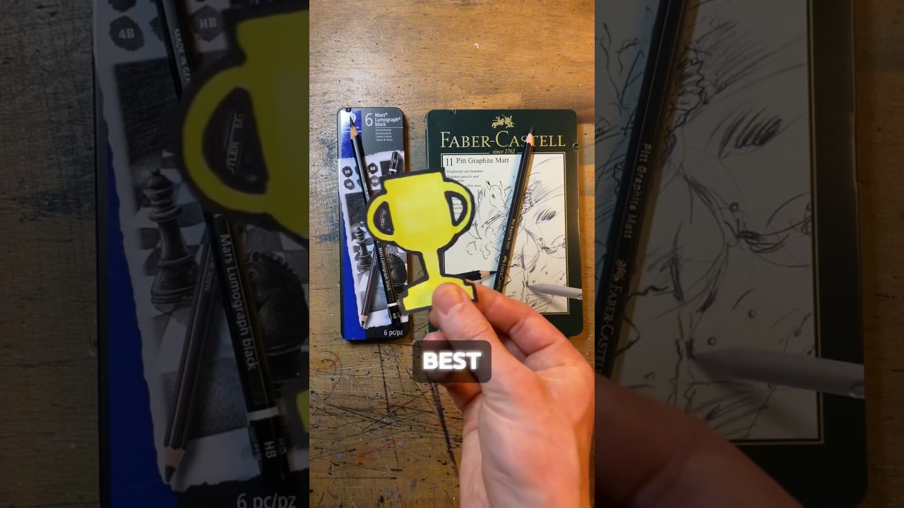 Профессиональный художник тестирует Staedtler против Faber Castell