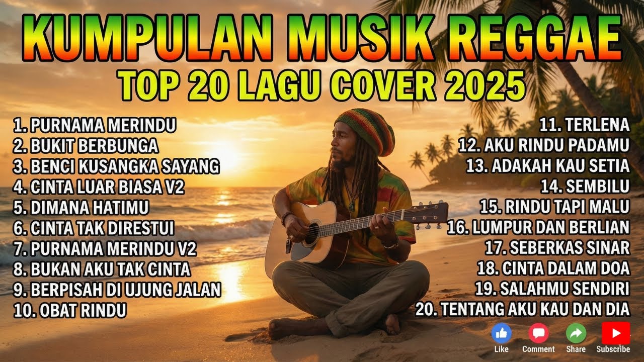 KUMPULAN MUSIK REGGAE TERPOPULER 2025 | Lagu Nostalgia Enak Didengar Saat Santai & Kerja