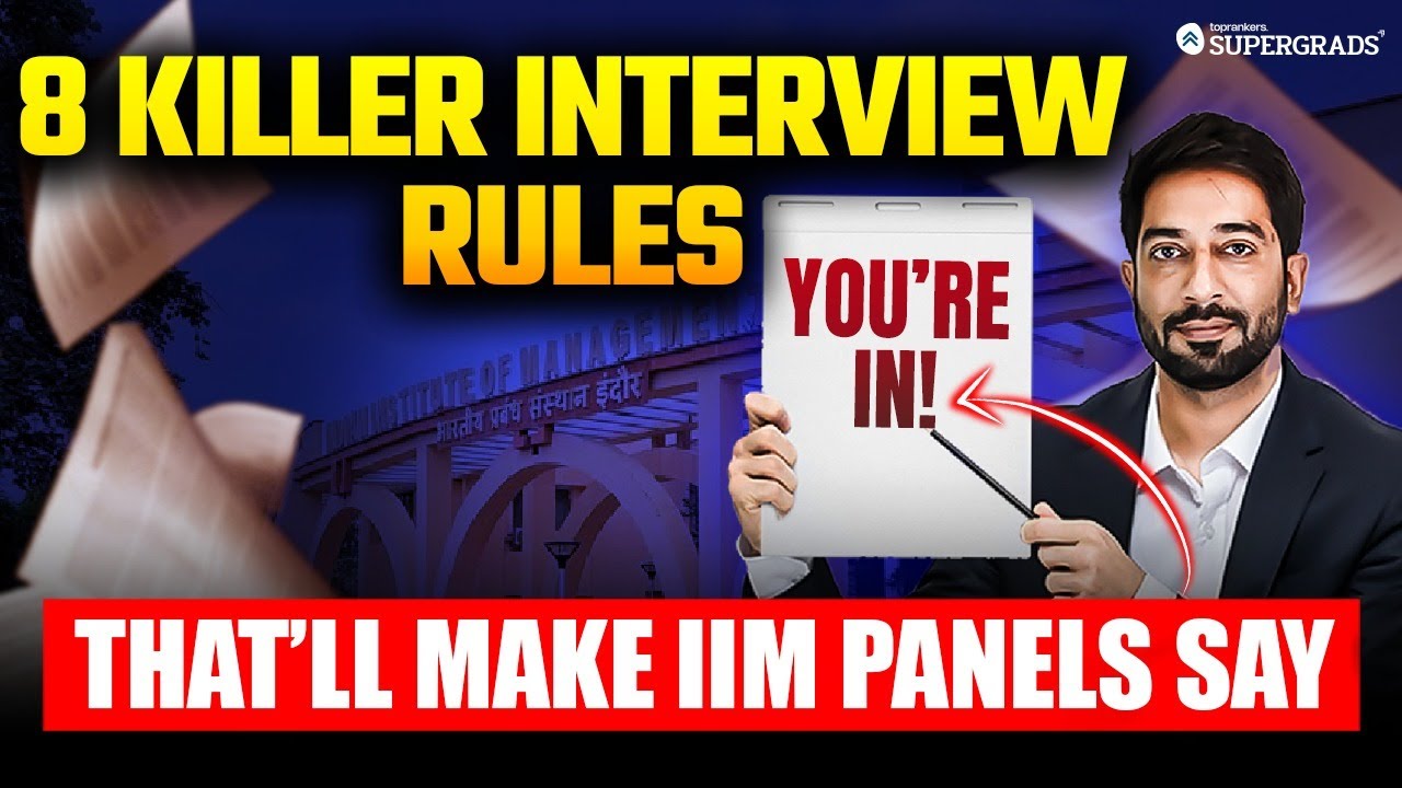 8 Killer Interview Rules to Crack IPMAT 2025 🎯| Impress the IIM Panels with Real & Relatable Answers
