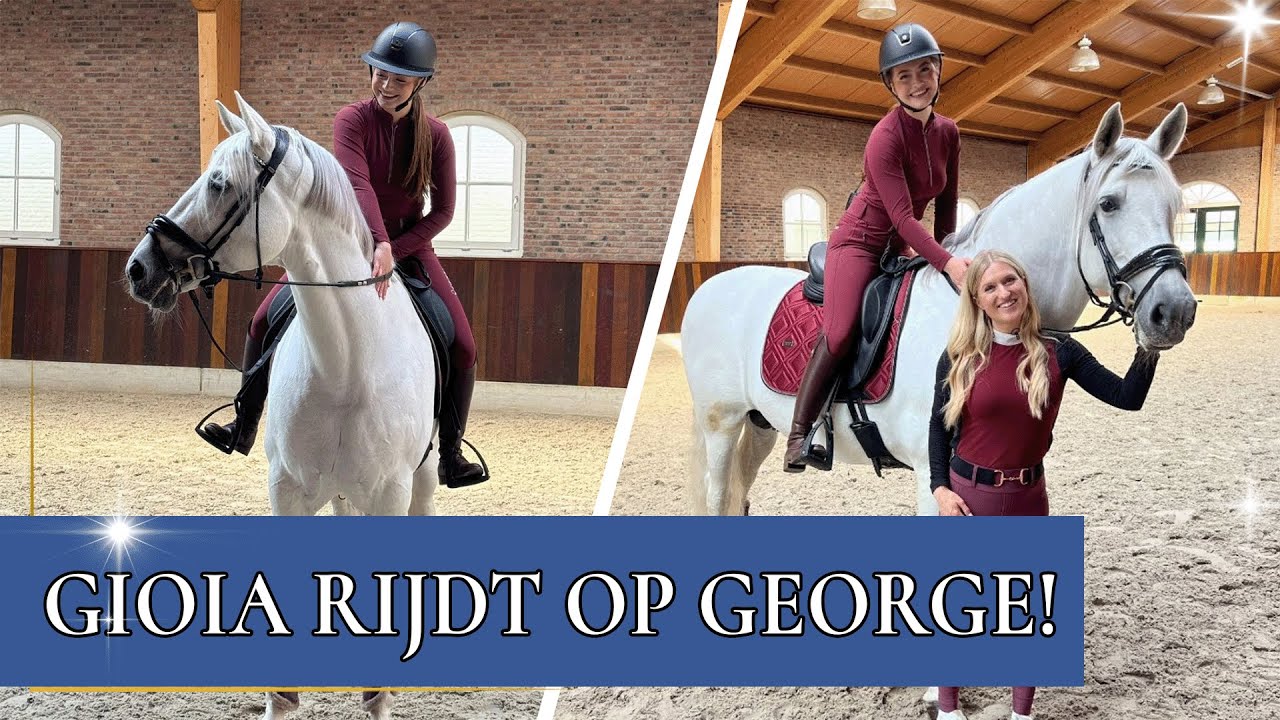 GIOIA PARIJS op GEORGE!!! | PaardenpraatTV