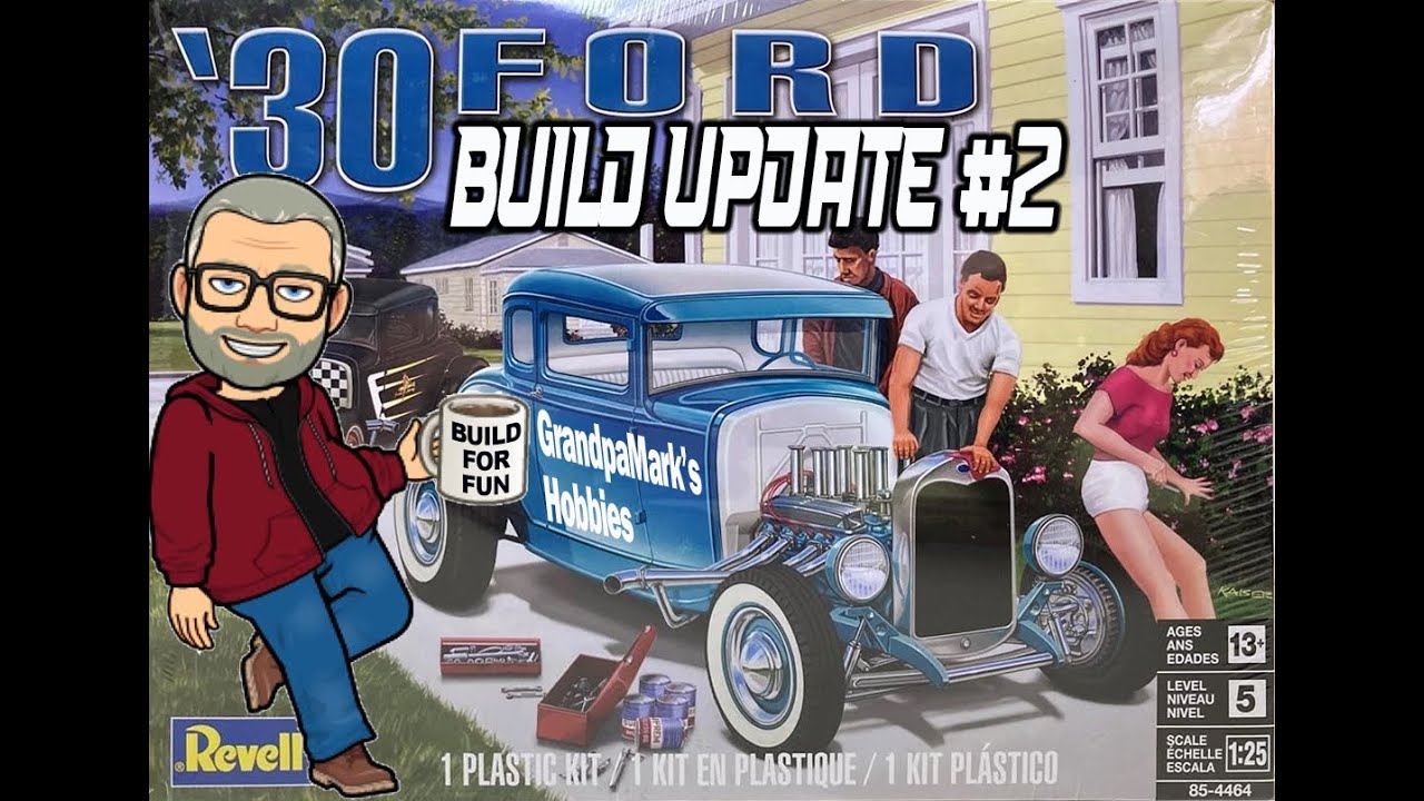 Revell 30 Ford Model A Coupe with Flathead V8 Build Update #2