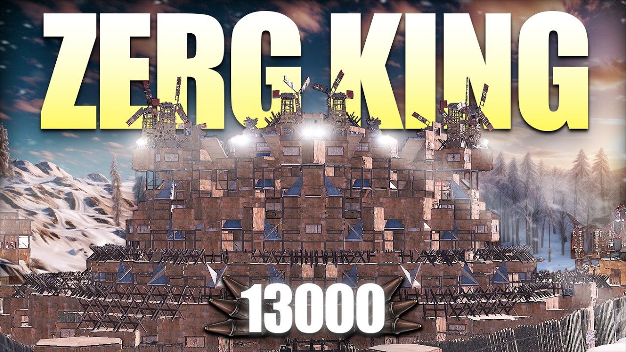 KING of ZERGS *13000 ROCKETS in 4 DAYS* (Rust Movie) - Vital Medium