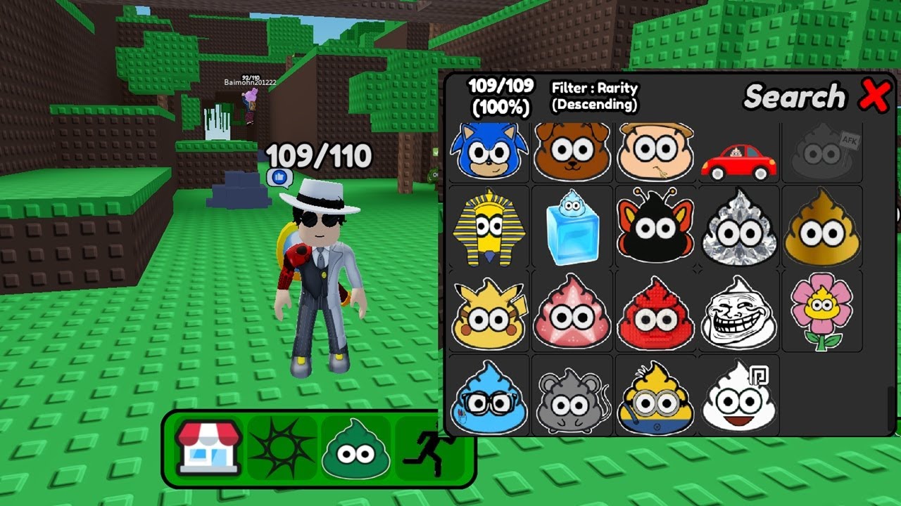 Roblox - FIND THE POU POOS (16 New Poos) - All 110 POOS