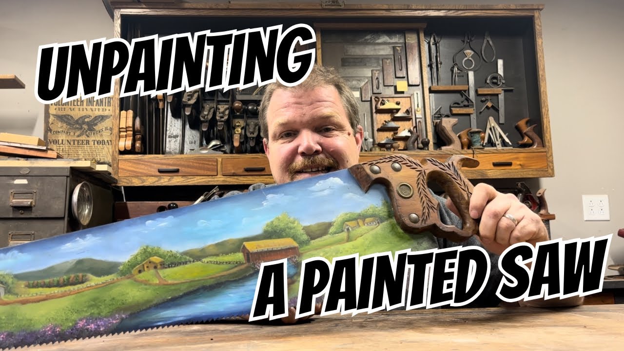 Unpainting a Painted Disston Hand Saw