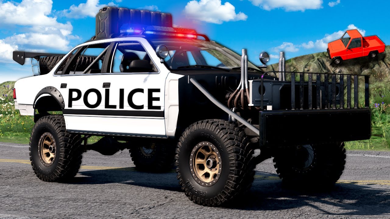 This WEIRD POLICE CAR is Perfect for BeamNG Hide & Seek!
