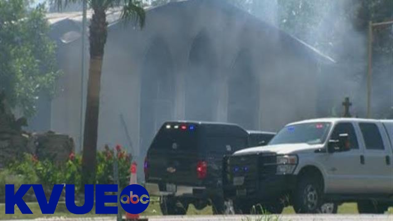 Queen of the Holy Rosary Catholic Church catches fire in Hostyn, Texas | KVUE