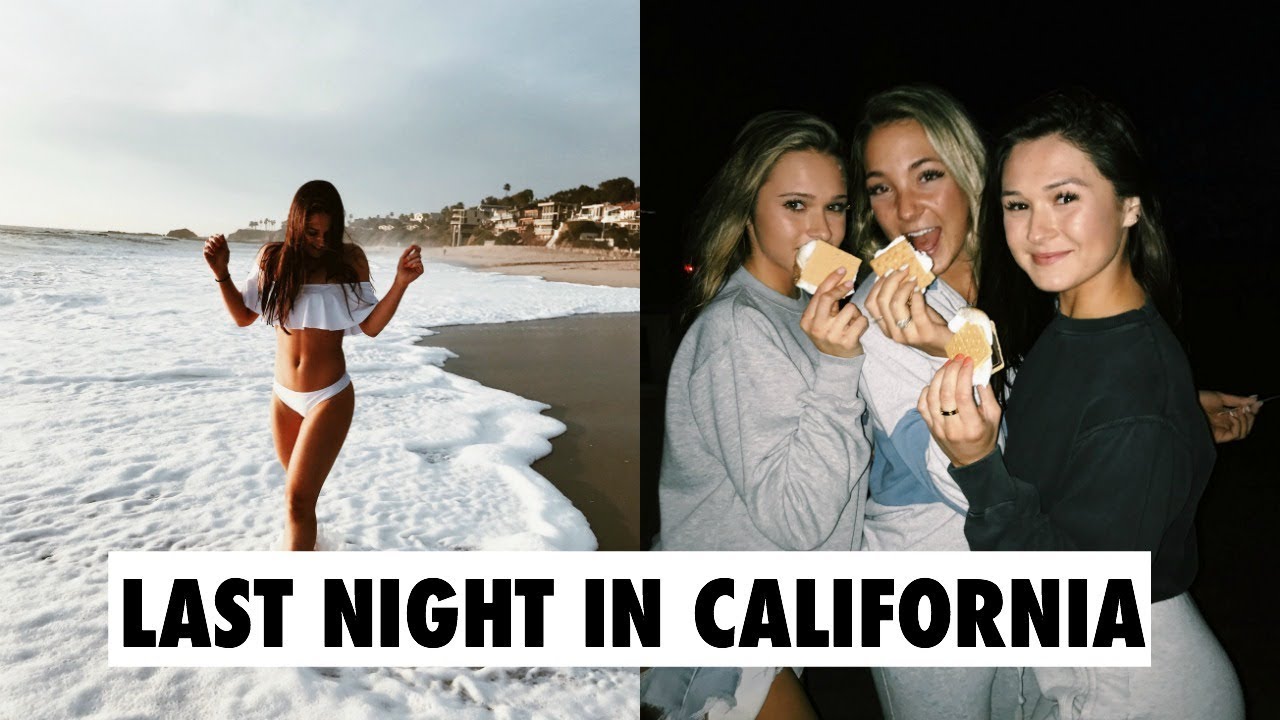 SOULCYCLE AND MAKING A BONFIRE ON LAGUNA BEACH AT SUNSET