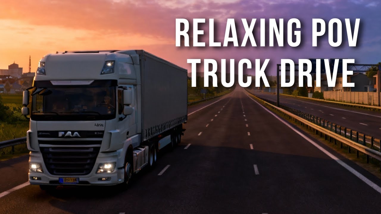 Relaxing POV Truck Drive | Virtual Road Trip with Cabin Ambience (No Commentary) Sandiego California