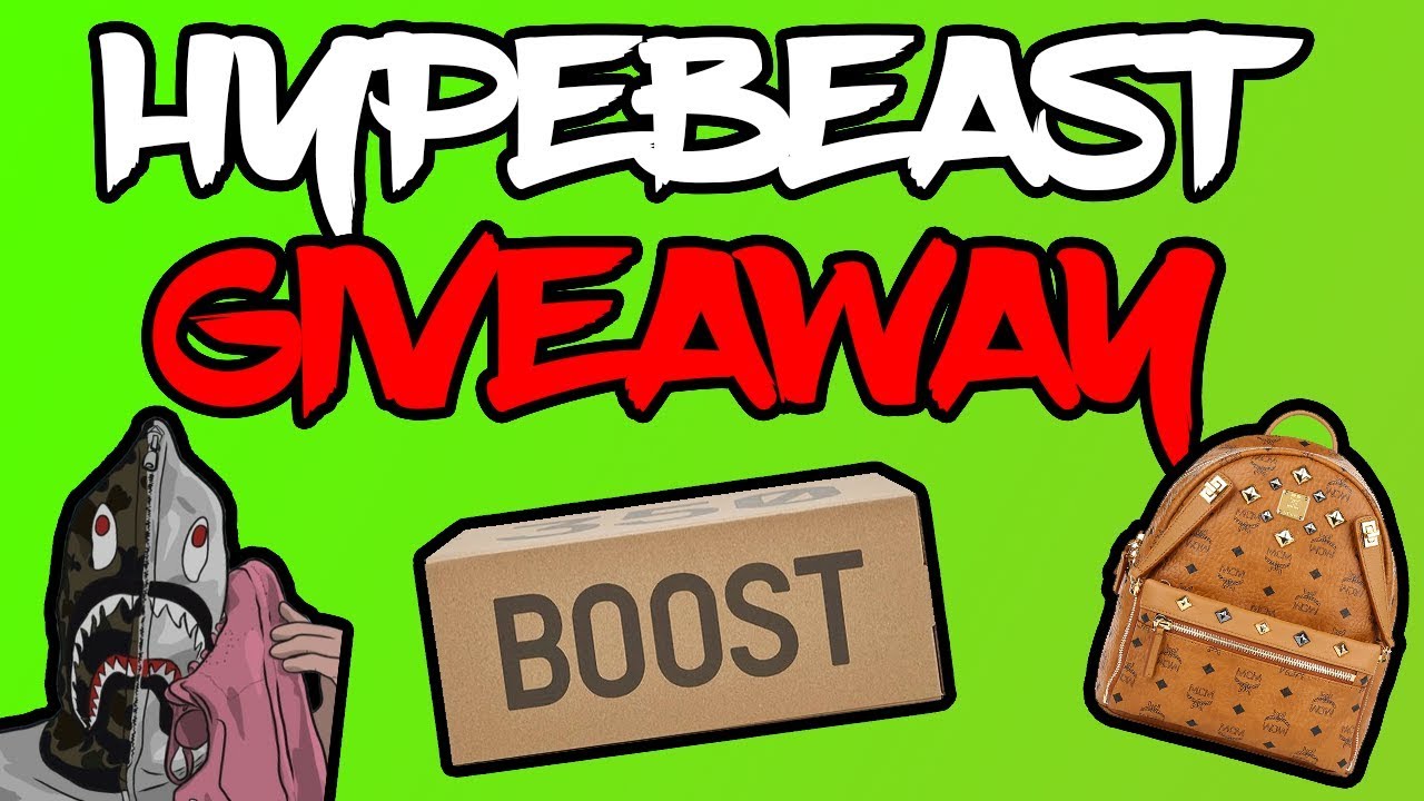 HYPEBEAST GIVEAWAY ANNOUNCEMENT!? (100 SUB GOAL!)