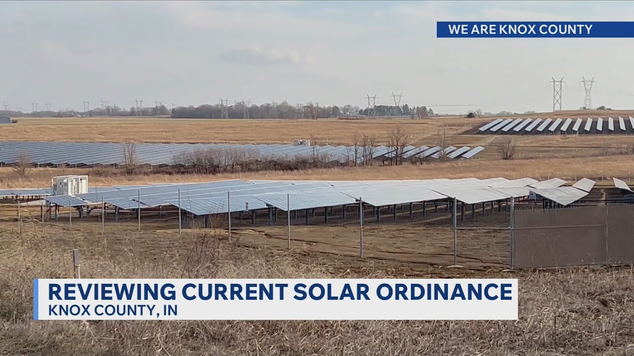 Knox County to hold special session on solar ordinance