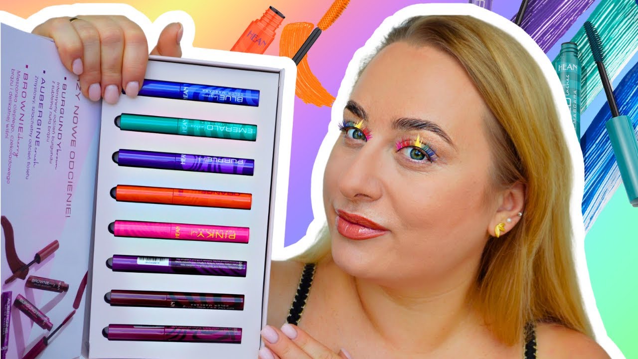 Obejrzyj, zanim kupisz! HEAN Color Mascara x 8 🌈