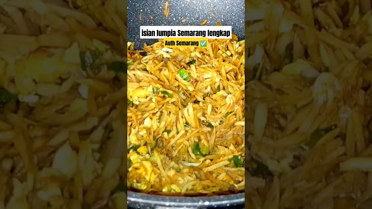 Resep isian rebung lumpia Semarang enak #lumpiasemarang #lumpiarebung #lumpia
