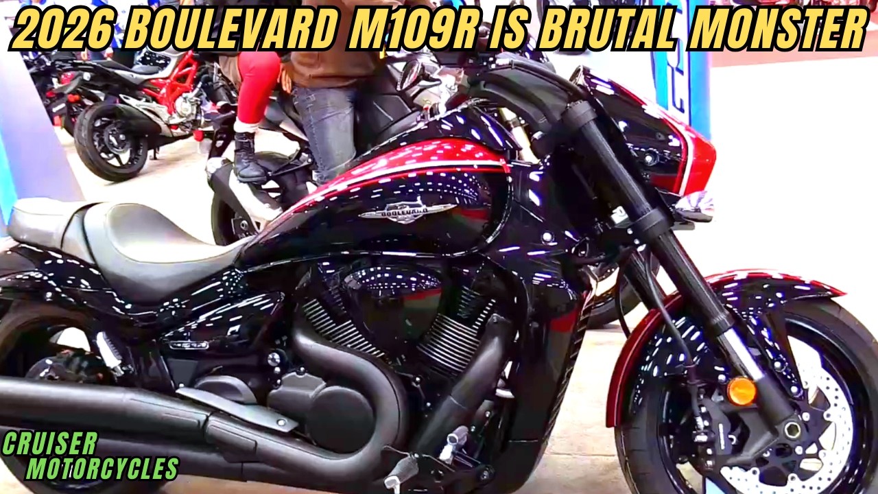 Компания Suzuki выпустила на волю монстра… Мотоцикл Boulevard M109R 2026 года — это просто зверь!
