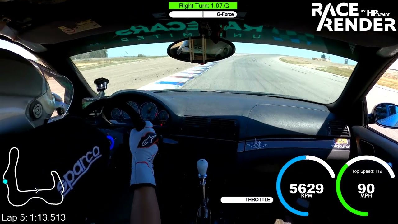 BMW E46 M3 @ Buttonwillow CW13 with SoCal Drivers Club - 2:00.772 Lap