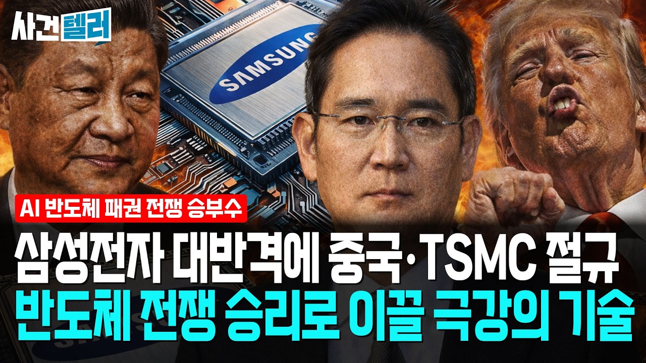 삼성전자 대변격 시작됐다... 극강 기술 나오자 TSMC 절규 (유광훈 변호사) / 사건텔러