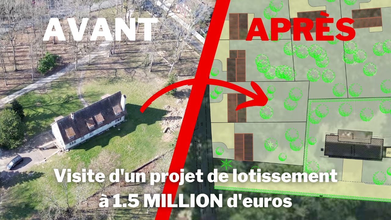 Projet de LOTISSEMENT &agrave; 1.5 MILLION d'euros! [Marchand de biens]