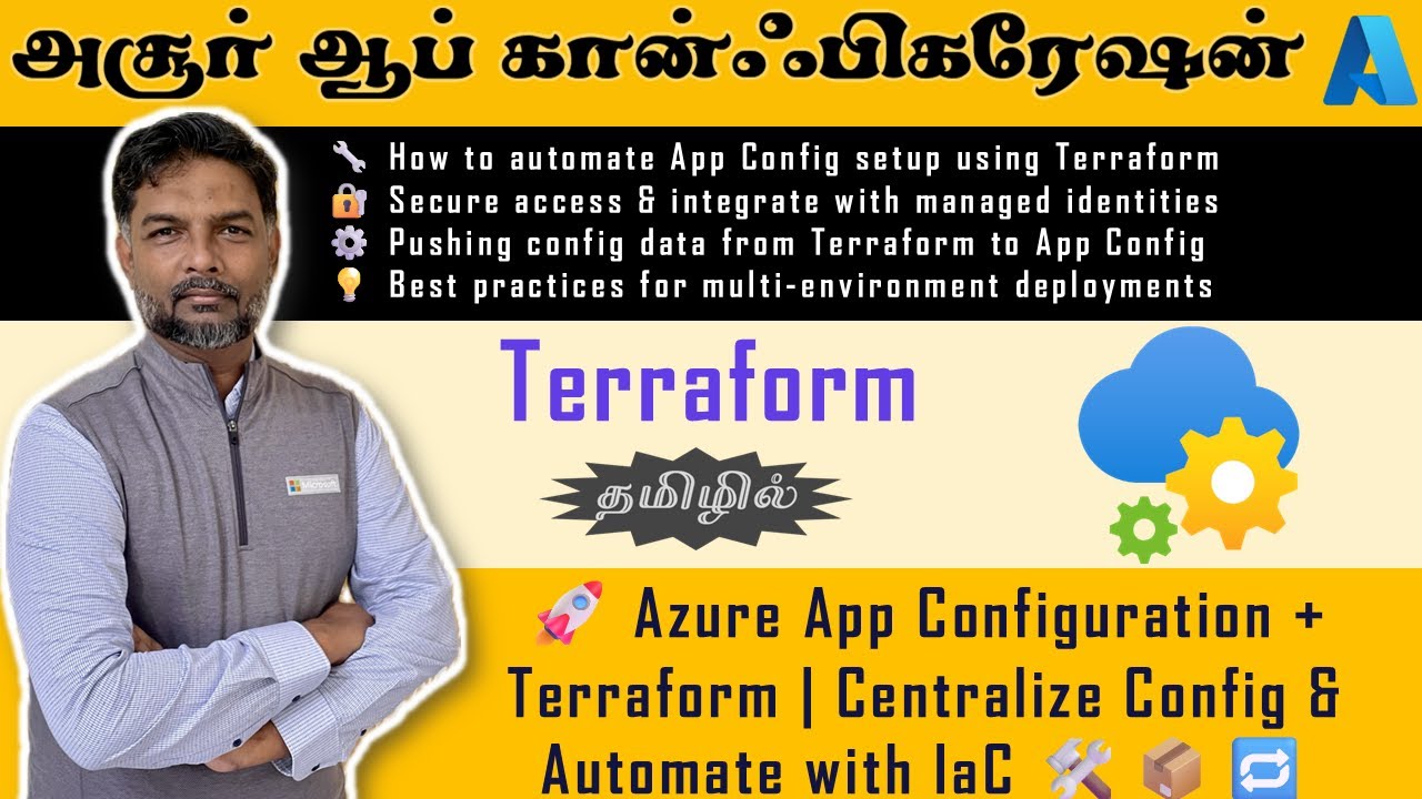 🚀 Azure App Configuration + Terraform | Centralize Config & Automate with IaC 🛠️📦🔁 | In Tamil