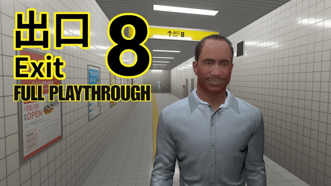 The Exit 8 | Full Playthrough | Psychological Anomaly Horror Game | Steam - KOTAKE CREATE