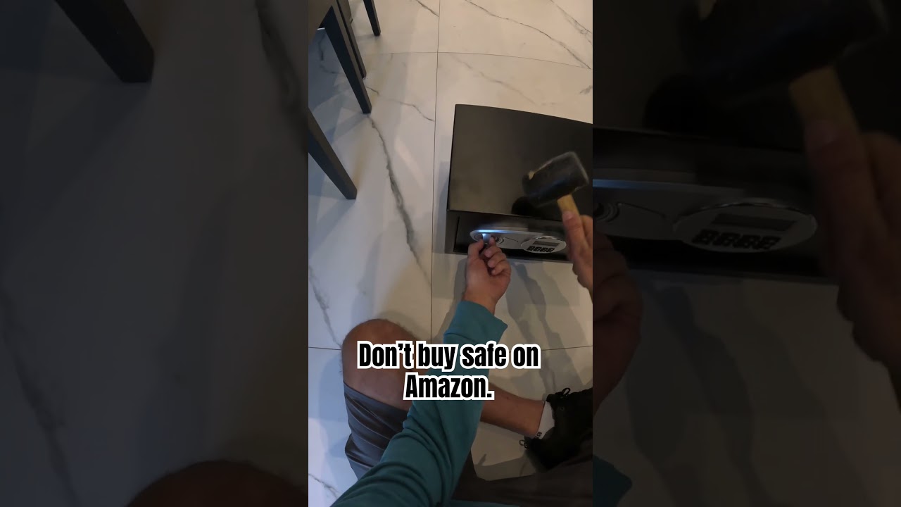Don&rsquo;t buy a safe from Amazon. #safe #lockout #diy #amazonproducts #amazon #locksmith #funnyvideo