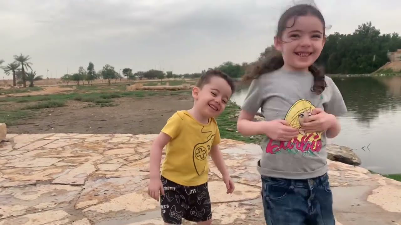 عزوز و بلقيس في منتزه وادي حنيفة